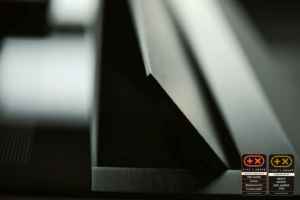 Close-up of the integrated extractor fan